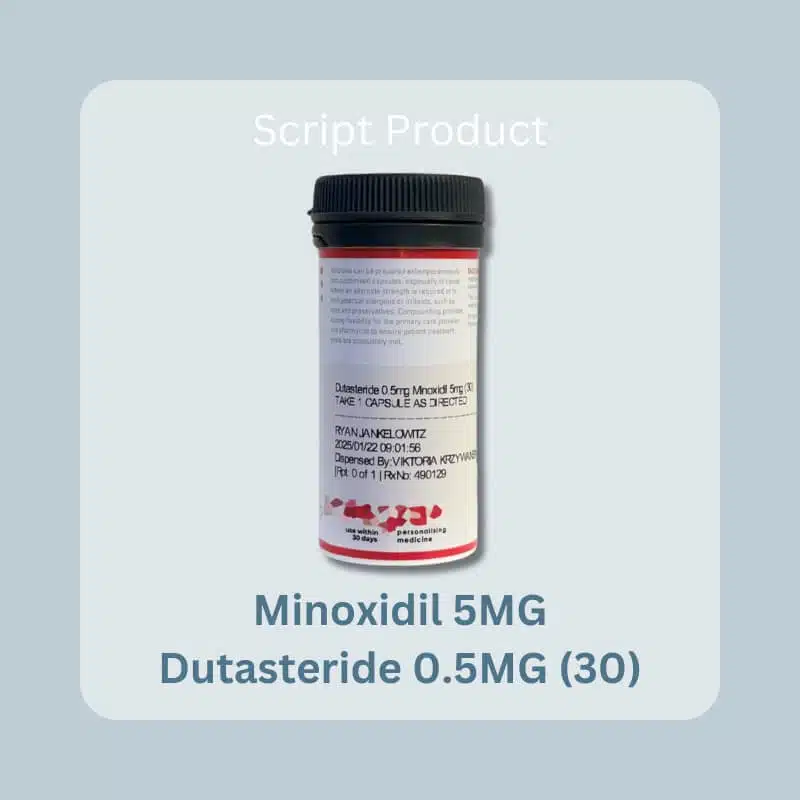 Minoxidil and Dutasteride for hair loss